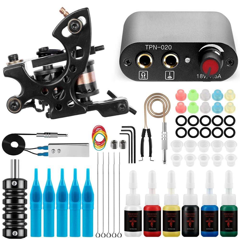 Top Trends: Tattoo Kit Cheaper Tattoo Machine Kit Permanent Tattoo Pigment Tattoo Machine Gun Power Supply Needles Tattoo Supplies Body Art Shoppable Styles - Image 6