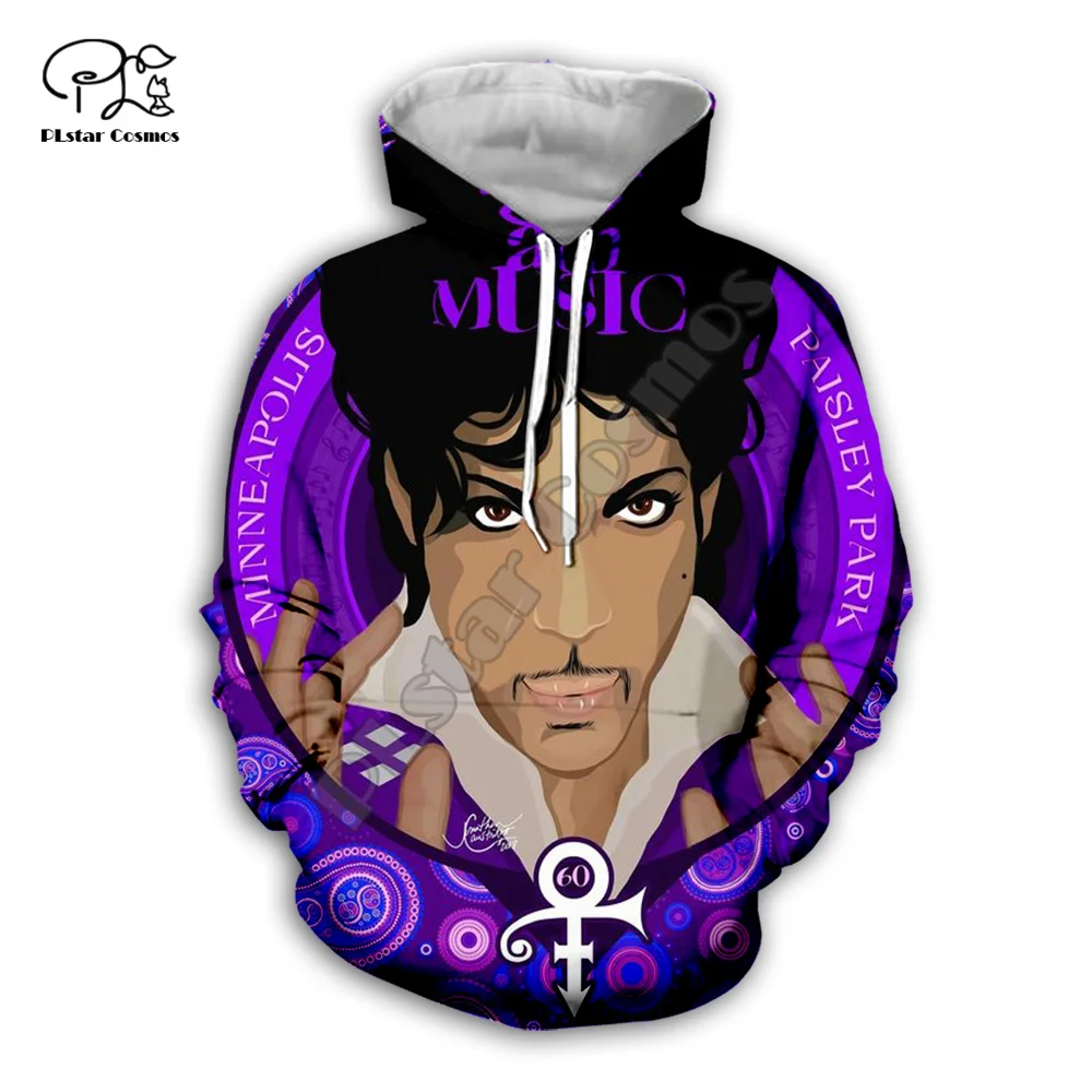 Top Trends: Popular Legend Singer Prince Rogers Nelson Purple Rain 3DPrint Men / Women Harajuku Streetwear Casual Funny Jacket Zip Hoodies X11 Shoppable Styles