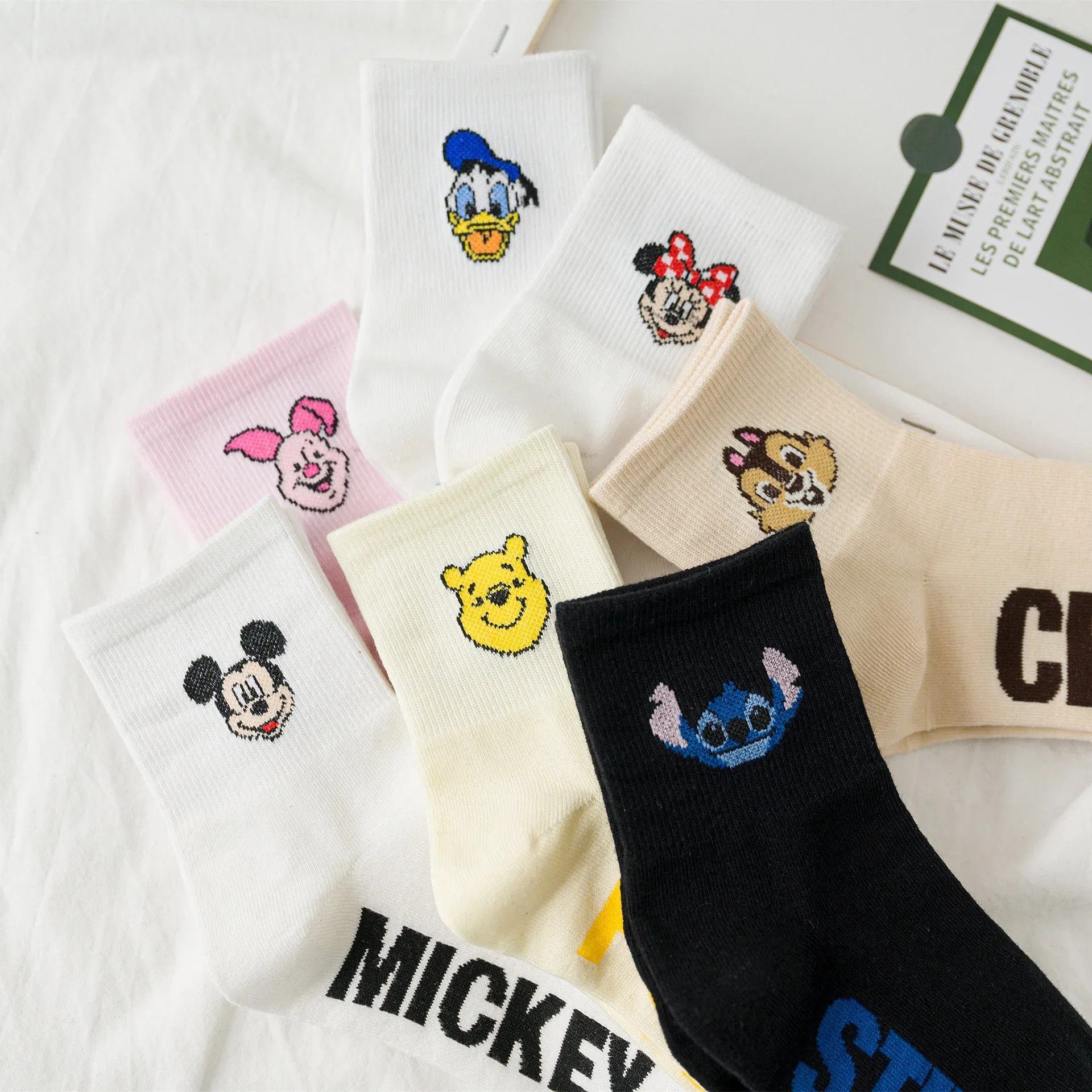 Top Trends: 1 Pairs Of Socks Female Korean Version Of The Tube Japanese Student Girl Spring Summer Cartoon College Trend Female Socks Shoppable Styles