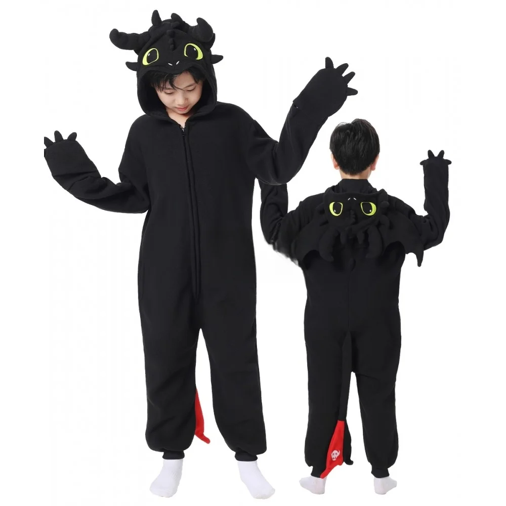 Top Trends: Black White Kids Kigurumi Onesie Adults Women Men Animal Pajamas Halloween Costumes Cosplay Jumpsuit Christmas Gift Shoppable Styles