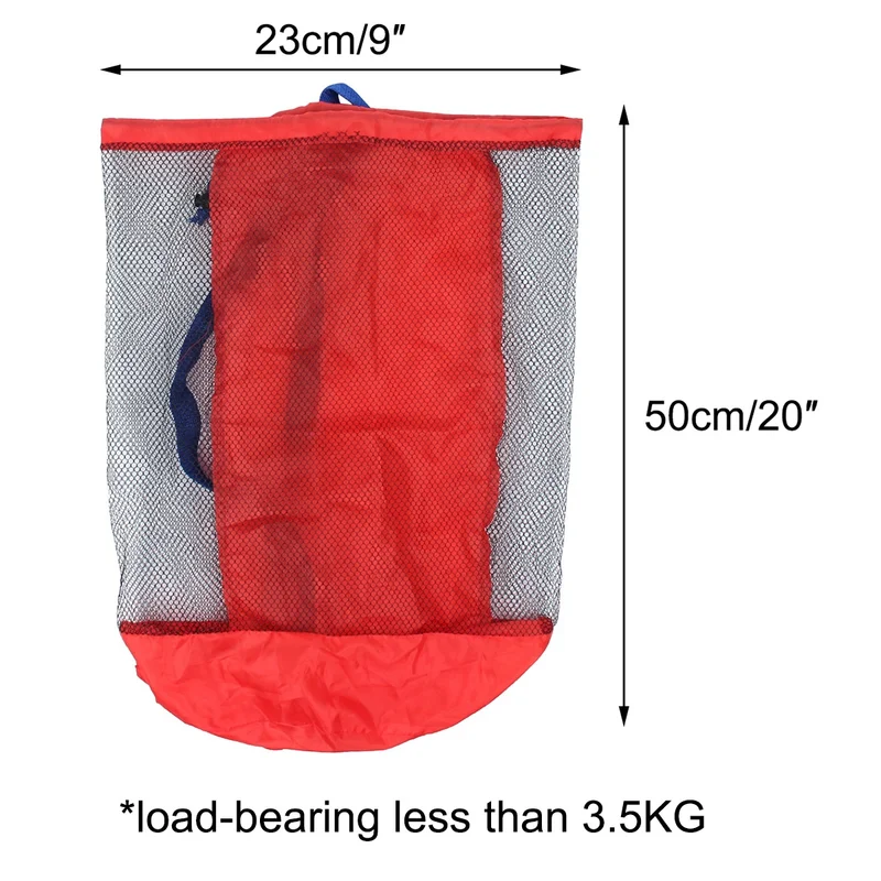 Top Trends: Portable Beach Bag Foldable Mesh Swimming Bag For Children Beach Toys Basket Storage Bag Kids Outdoor Children Swimming Dry Sack Shoppable Styles - Image 3