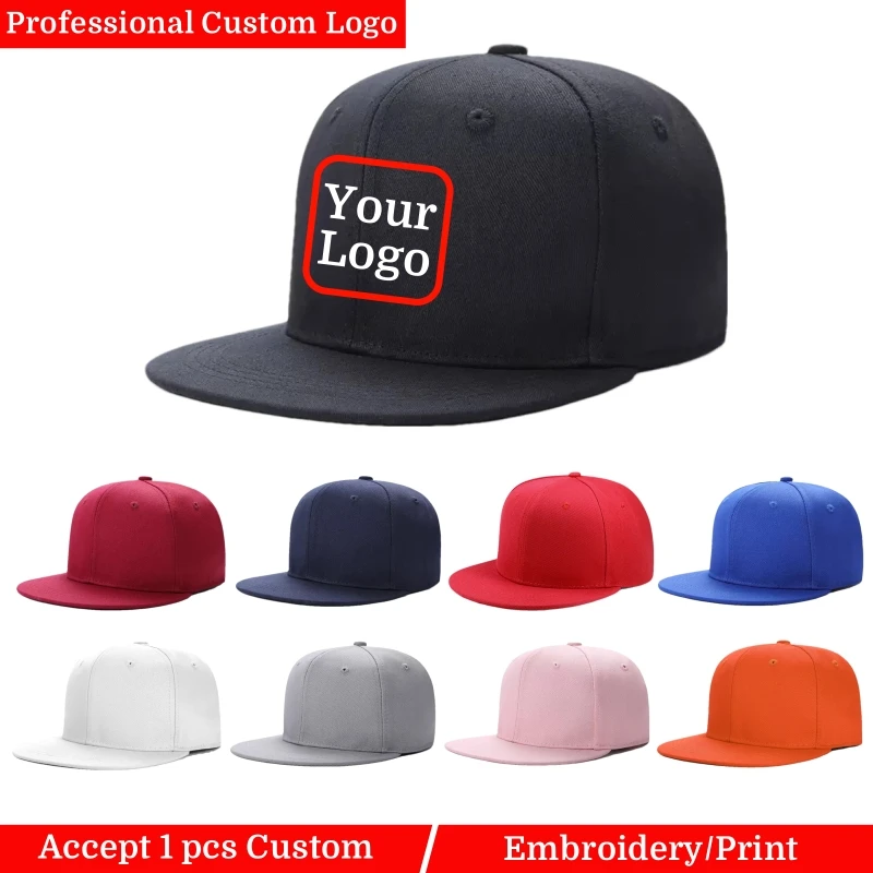 Top Trends: Custom Logo Caps For Men Women Snapback Cap Team Embroidery Monogram Baseball Caps DIY Sorority Hat Hip Hop Hats Gift Shoppable Styles