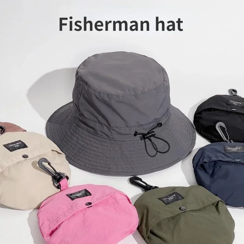 Top Trends: Waterproof Fisherman Hat Women Summer Sun Anti-UV Protection Camping Hiking Mountaineering Caps Men's Panama Bucket Outdoor Hat Shoppable Styles - Image 2