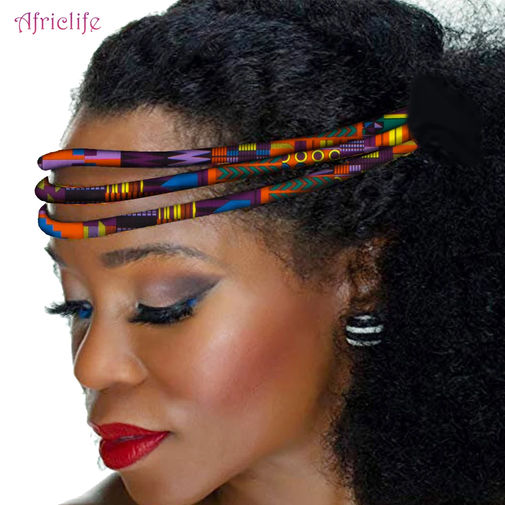 Top Trends: African Wax Print Headband Colorful Kente 3 Strand Vibrant Afrocentric Headband Headwrap Handmade Accessory WYB599 Shoppable Styles