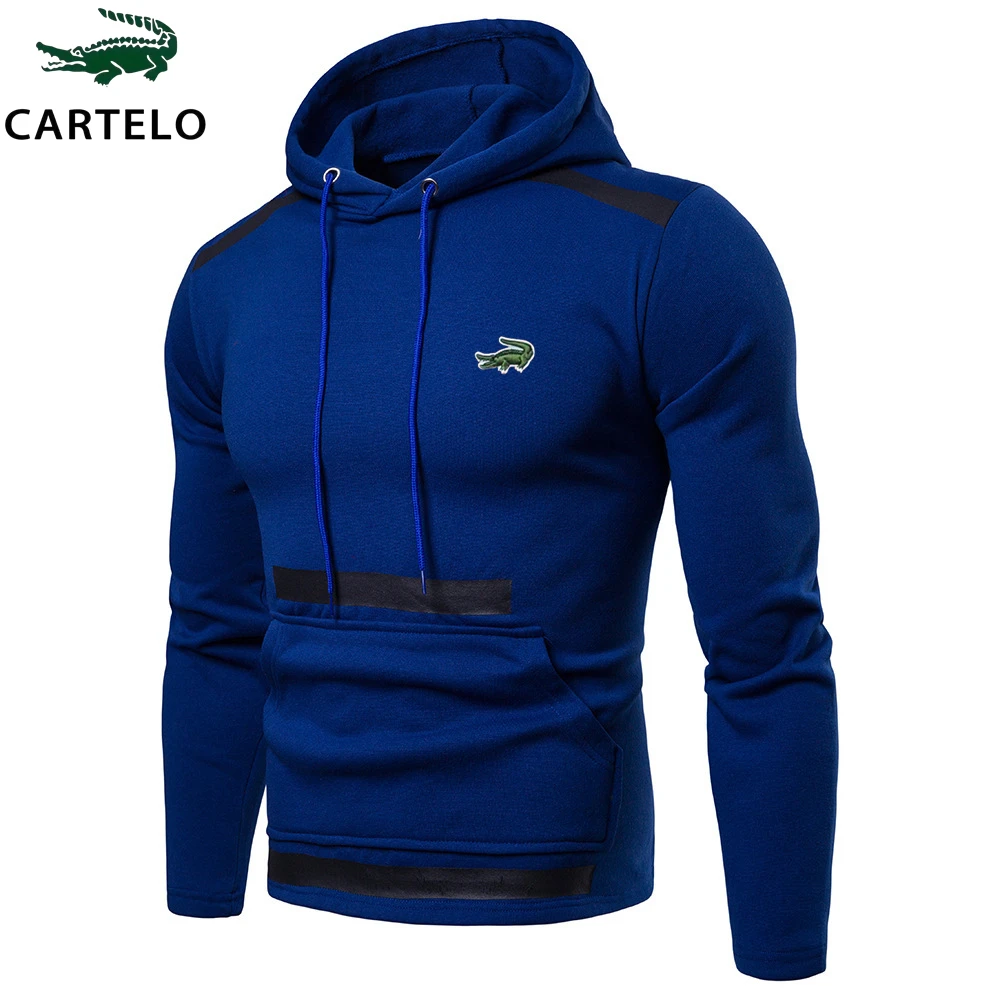 Top Trends: CARTELO Mens Hoodie Sweatshirt Embroidered Logo Sports Outdoor Casual Daily Hoodies Slim Sweatshirts Brand Clothing Shoppable Styles - Image 3