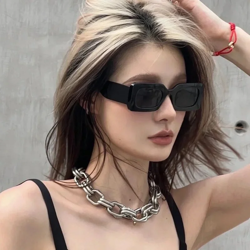 Top Trends: New Vintage Rectangle Sunglasses Women Brand Retro Cat Eye Small Frame Sun Glasses Female Travel Luxury Glasses UV400 Eyewear Shoppable Styles - Image 3