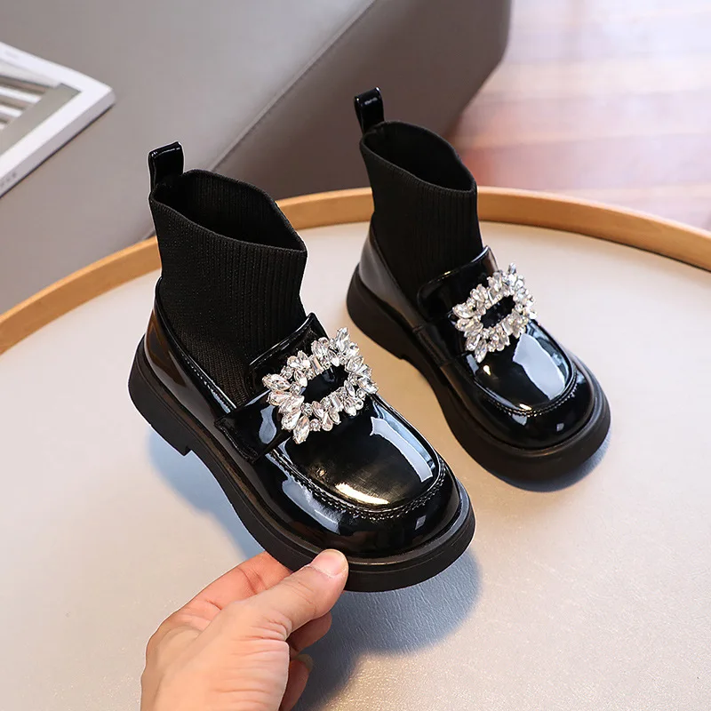 Top Trends: Girls Boots 2023 Autumn / Winter New Princess Boots Children's Leather Shoes Girls' Soft Sole Fashion Versatile Black Short Boots Shoppable Styles