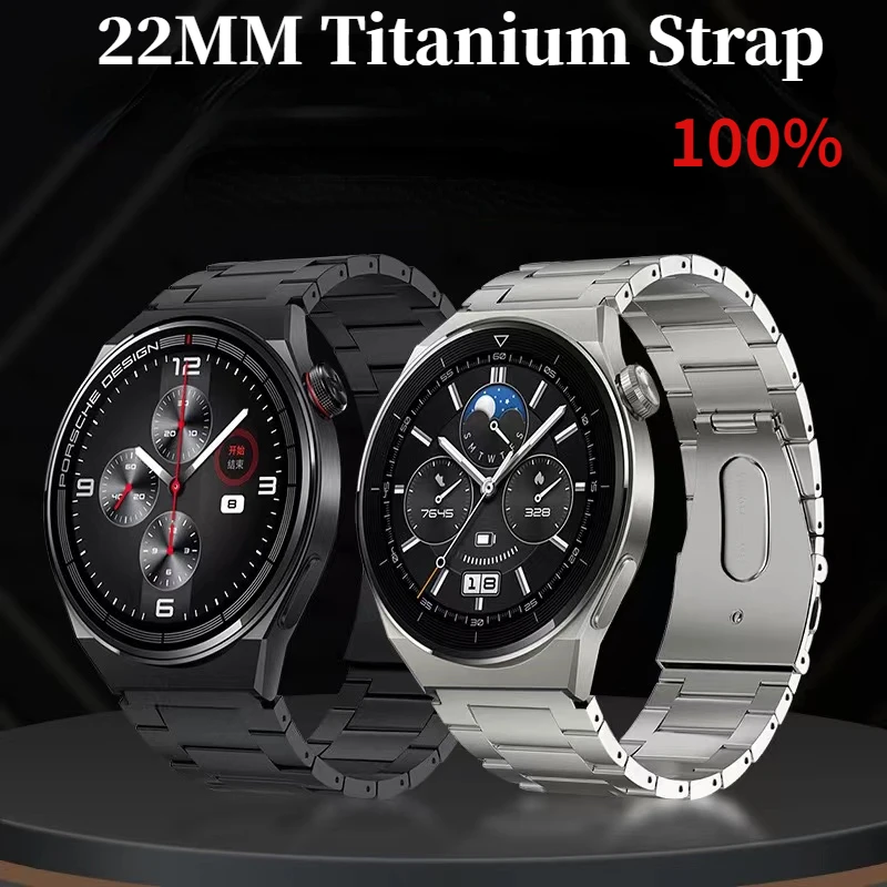 Top Trends: 22mm Titanium Metal Strap For Huawei Watch 3 / GT3 Pro Light Stainless Steel Wristband For Samsung Watch 3 / S3 / Amazfit GTR / Stratos Shoppable Styles