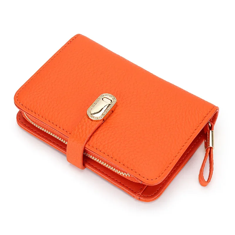 Top Trends: Women Wallets Leather Purse Credit Card Luxury Card Package 2023 Brand Genuine Leather Women's Wallets New Designer Ladies Short Shoppable Styles