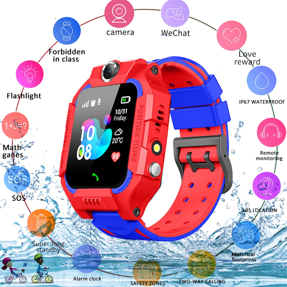 Top Trends: New Waterproof Kids Smart Watch For Children SOS Call Phone Watches Use SIM Card Photo IP67 Kids Boy Girl Gift For IOS Android Shoppable Styles