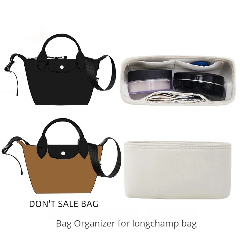 Top Trends: Bag Organizer For Longchamp Mini Bag Purse Organizer Insert Layered Liner Energy Ultra-light Felt Storage Bags Shoppable Styles