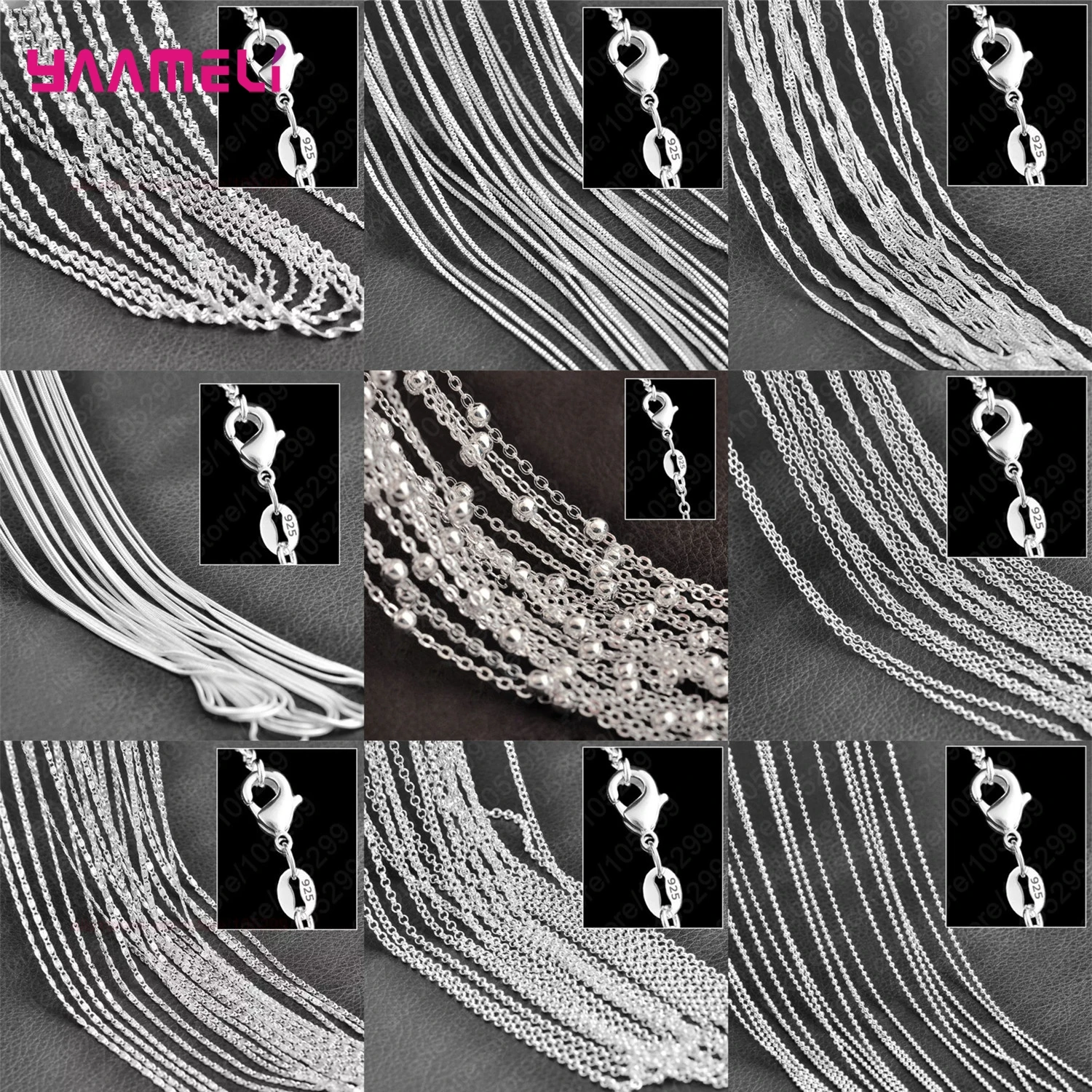 Top Trends: Big Promotion Pure 925 Sterling Silver Women Men Chains Necklace Wholesale Jewelry Components Making Accessories Fit For Pendant Shoppable Styles