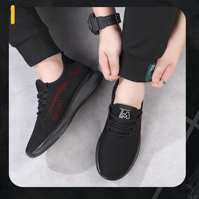 Top Trends: New Men's Shoes Sports Flats Casual Shoes 2023 New Fashion Breathable Walking Shoes Lightweight And Comfortable Men's Shoe Shoppable Styles - Image 2