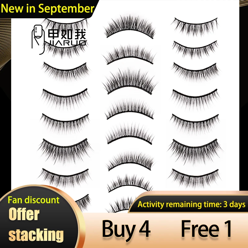 Top Trends: 5 / 10Pairs Lashes False Eyelashes Eye Fake Lash Eyelash Extension Natural Set Wispy Lashes Supplies Tools Beauty Cross Individual Shoppable Styles