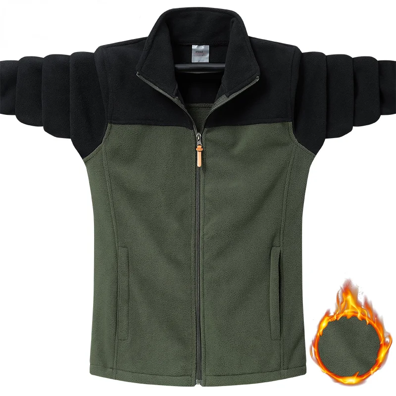 Top Trends: 9XL Winter Men's Women's Fleece Casual Jacket Business Casual Cargo Jacket Large Size Jacket Hunting Fishing Cargo US Jacket Shoppable Styles