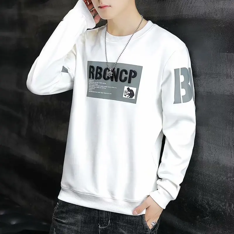 Top Trends: URSPORTTECH Spring Autumn Hoodies Sweatshirt Men Hoodie Sweatshirt O-neck Loose Hip Hop Streetwear Pullover Hoodies Ovewrsized Shoppable Styles