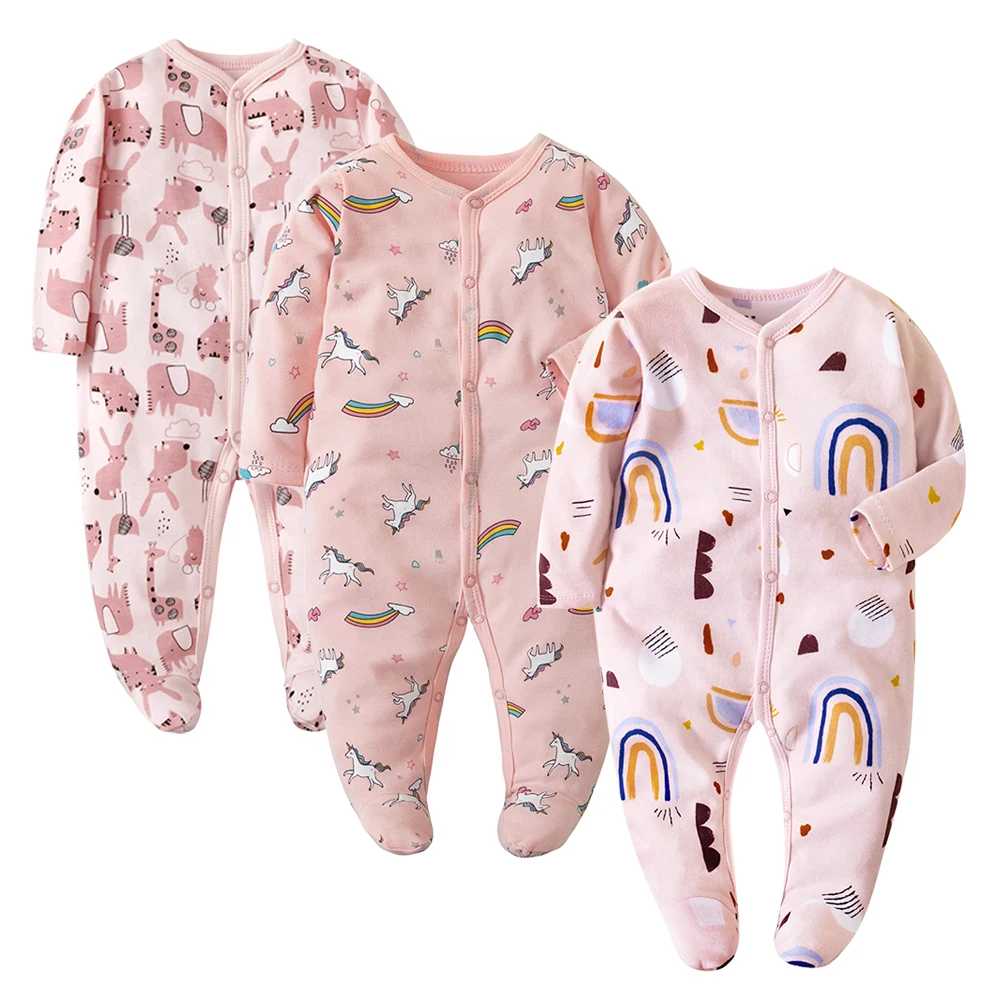 Top Trends: New Babies Girls Clothing Jumpsuit Newborn Baby Boys Romper Long Sleeve 3-12 Months Infant Clothes Shoppable Styles