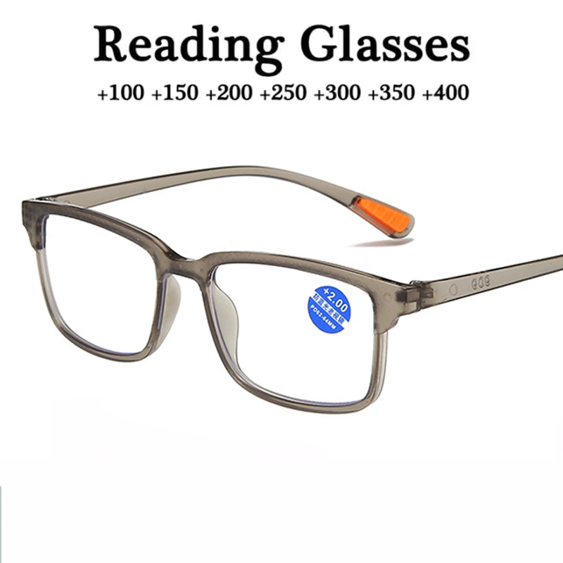 Top Trends: Vintage Reading Glasses Men Anti Blue Light Presbyopic Glasses Women Classic Full Frame Clear Eyeglasses Diopter + 1.0 To + 4.0 Shoppable Styles