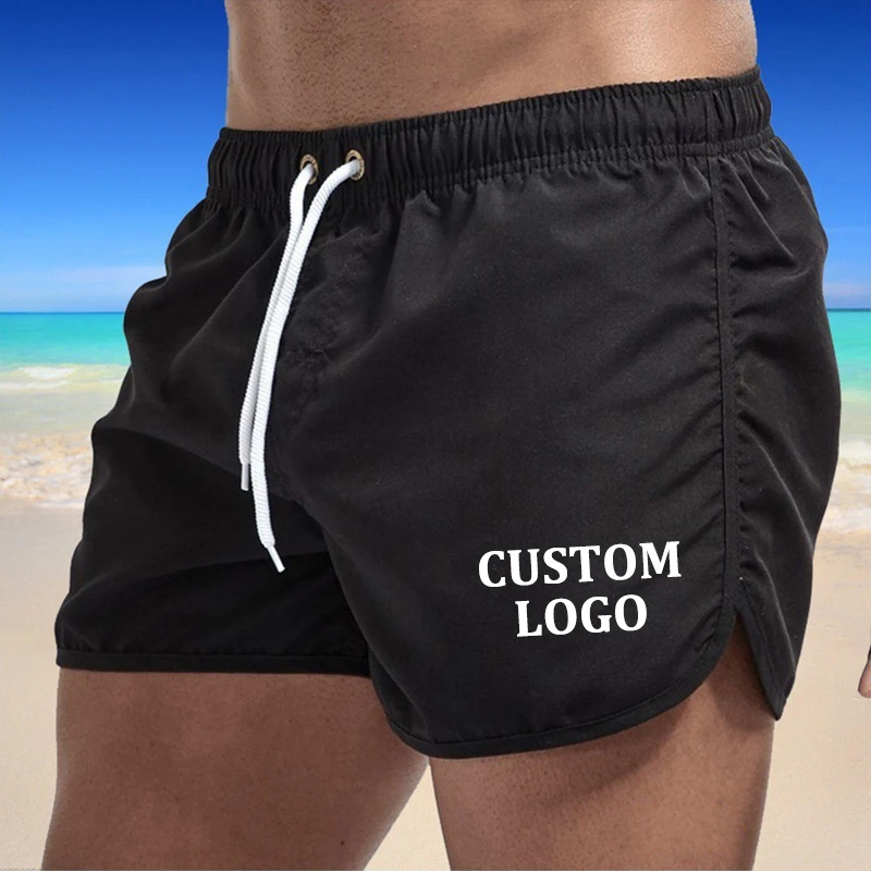 Top Trends: Customized Printed Summer Swimwear DIY Your Like Photo Or Logo Boy Swim Suits Custom Boxer Beach Shorts Trunks Swimming Surf Shoppable Styles