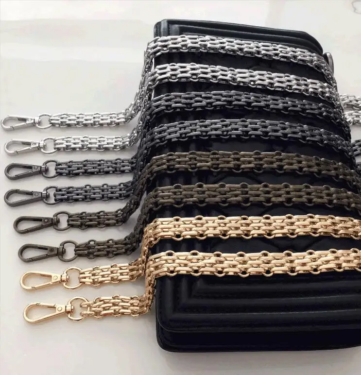 Top Trends: 40cm-160CM Metal Chain Replacement Shoulder Bag Strap For Handbag, Steel - DIY Gold, Silver, Gun Black, Bronze 16mm Purse Shoppable Styles - Image 6