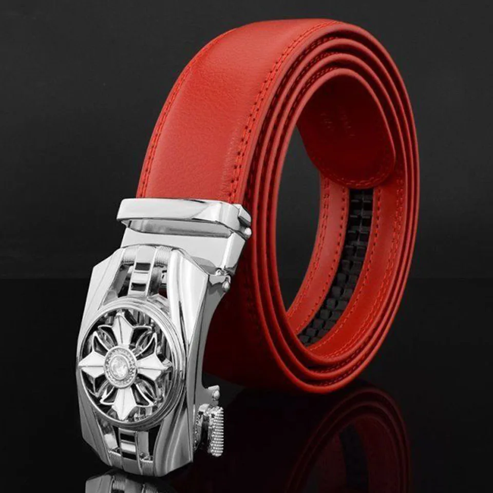 Top Trends: Is The Brand Time Running Belt Fashion Trend Korean Men'S Leather Automatic Buckle Sports Car Styling Belt Ladies Golf Belt A194 Shoppable Styles - Image 4