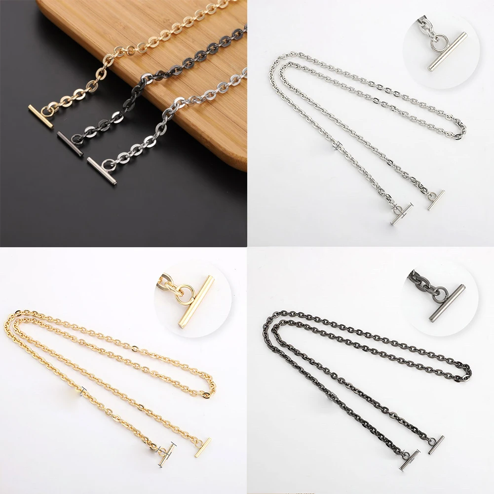 Top Trends: New Handbag Metal Chains For Bag DIY Purse Chain With Buckles Shoulder Bags Strap Handbag Handles Bag Parts &amp; Accessories Shoppable Styles