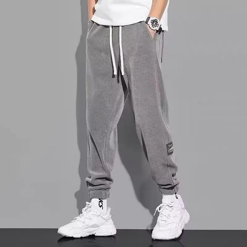 Top Trends: Casual Pants Pocket Men's Autumn And Winter Halun Sports Loose Fitting Thin Fashion Classic Waist Drawstring Male Sweat Pants Shoppable Styles