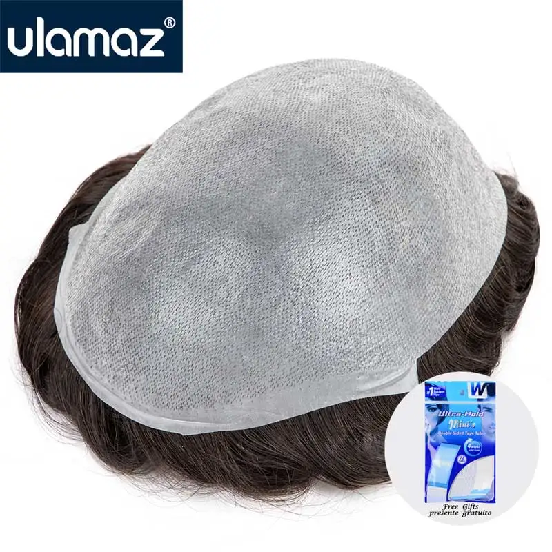 Top Trends: Capillary Male Hair Prosthesis 0.03mm Untra Thin Skin Men Toupee Microskin Hair Wig For Men Undetectable Hair Patch V Loop Hair Shoppable Styles