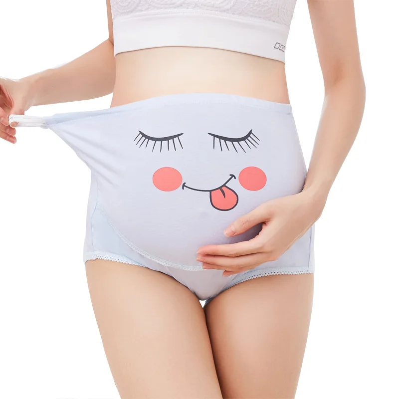 Top Trends: 1Pcs Maternity Underwear Cotton Panty Clothes For Pregnant Women Pregnancy Brief High Waist Maternity Panties Intimates Cute Shoppable Styles