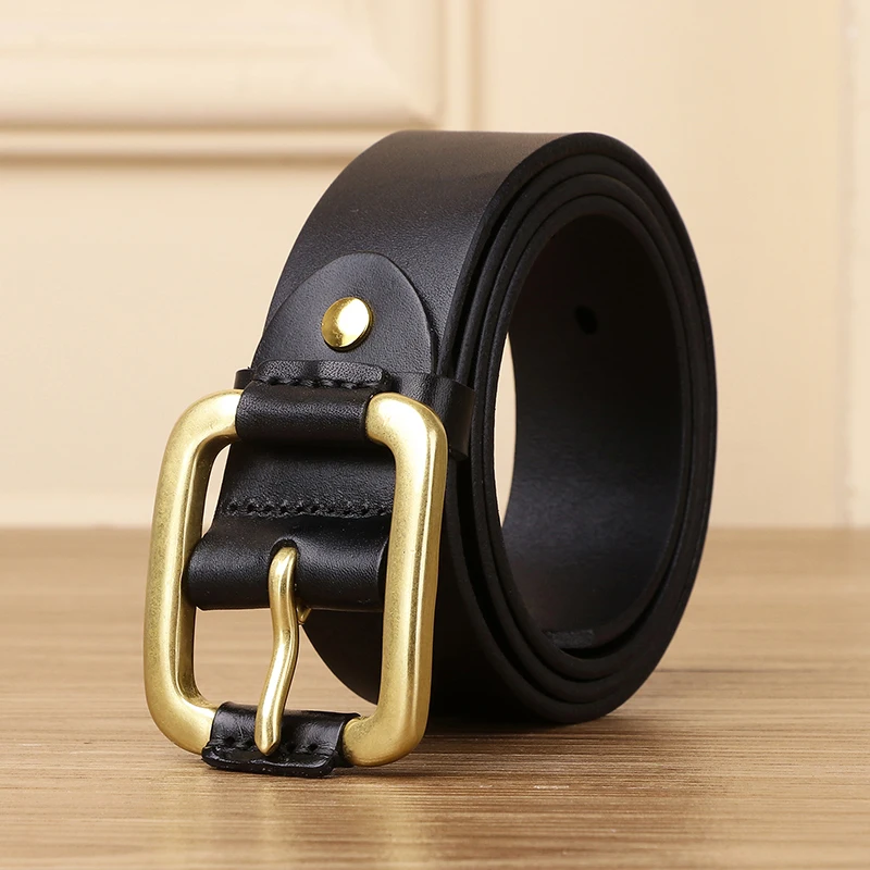 Top Trends: 140 150 160 170 LONG Large Pin Buckle Male Belts Waist For Mens Plus Size Men Belts High Quality Genuine Leather Shoppable Styles