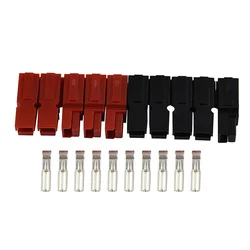 5 Pair 15A 45a 600V For Anderson Plug Marine Power Connectors Red And