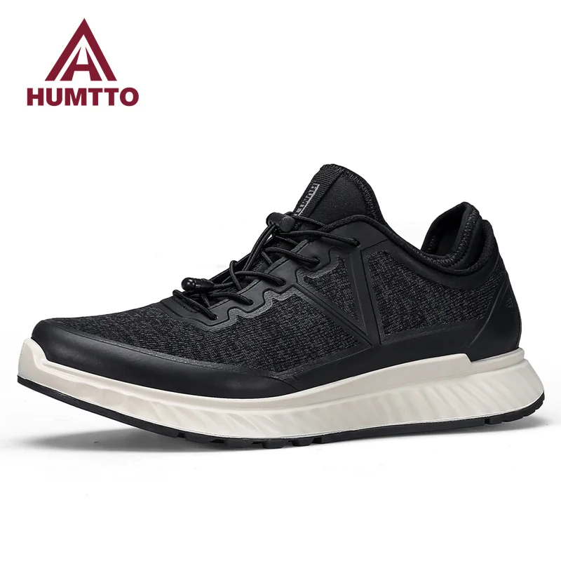 Top Trends: HUMTTO Running Shoes For Men Luxury Designer Trail Mens Sneakers Breathable Sport Mens Tennis Black Leather Casual Man Trainers Shoppable Styles