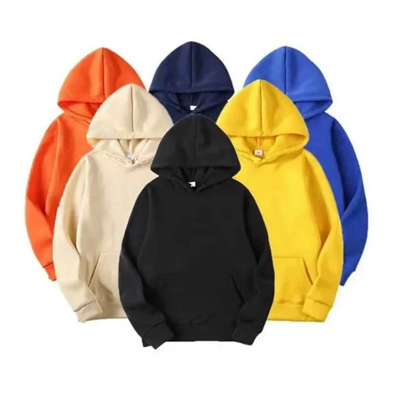 Top Trends: Winter Solid Color Men Hooded Shirt Velvet Thickened Fashion Hoodie Sports Leisure Men's Outerwear Shoppable Styles