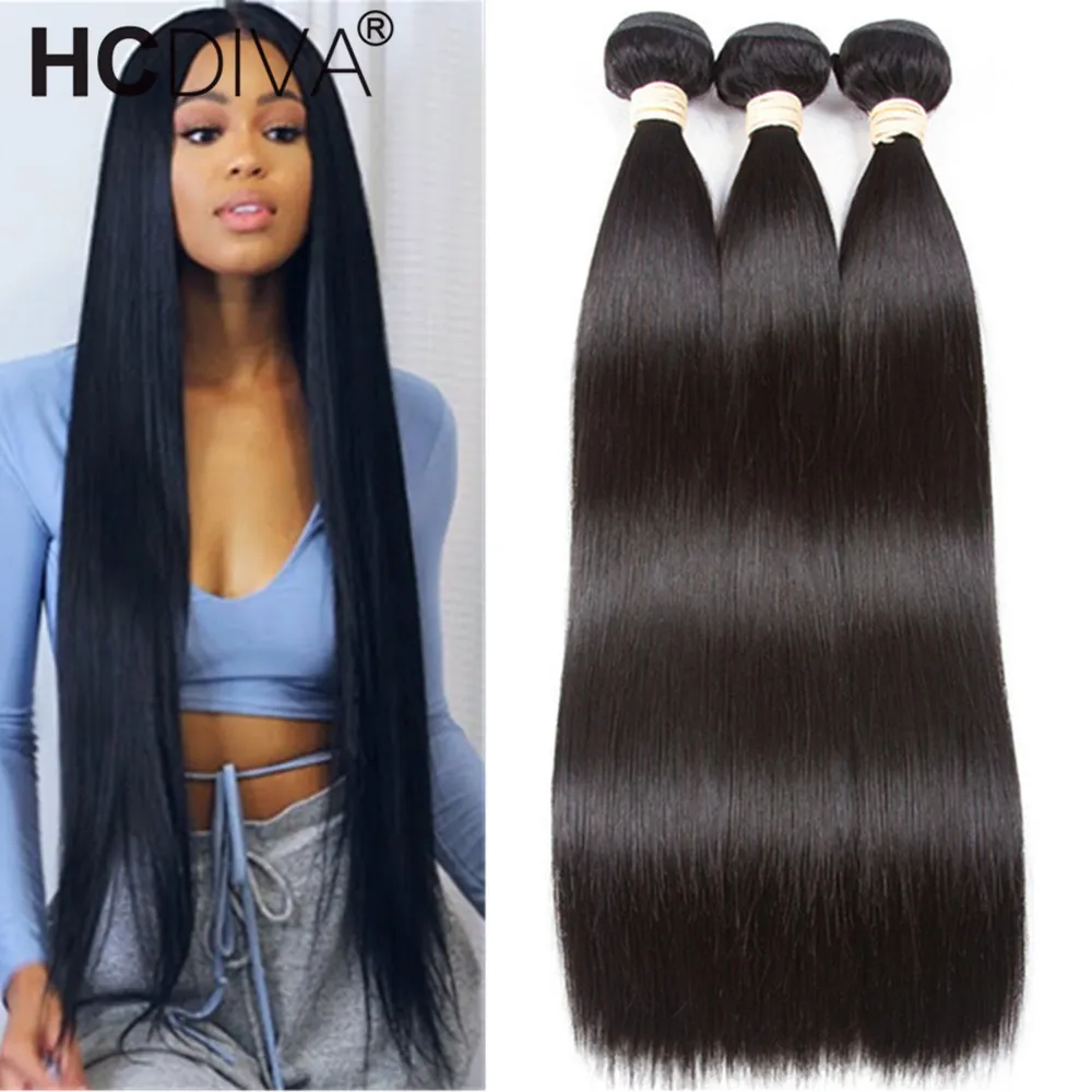 Top Trends: Brazilian Straight Hair Bundles 1 / 3 Pieces Straight Human Hair Bundles 10A 10-32 Inch Remy Human Hair Extensions For Black Women Shoppable Styles