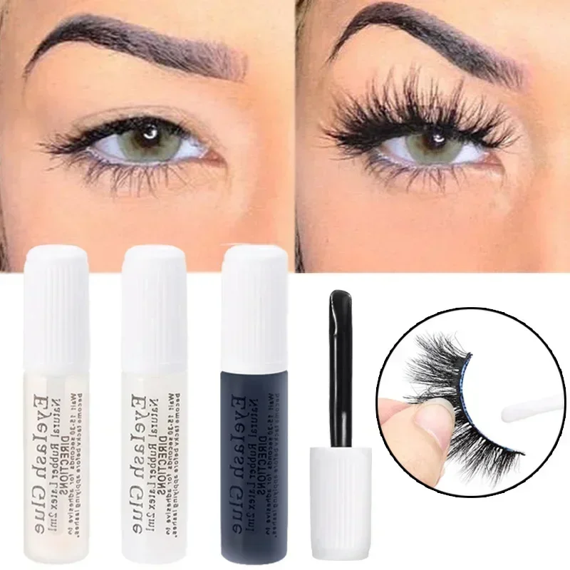 Top Trends: Disposable Waterproof Eyelash Glue Black White Transparent Quick Dry Eyelashes Extension Lasting False Lashes Glue Makeup Tools Shoppable Styles