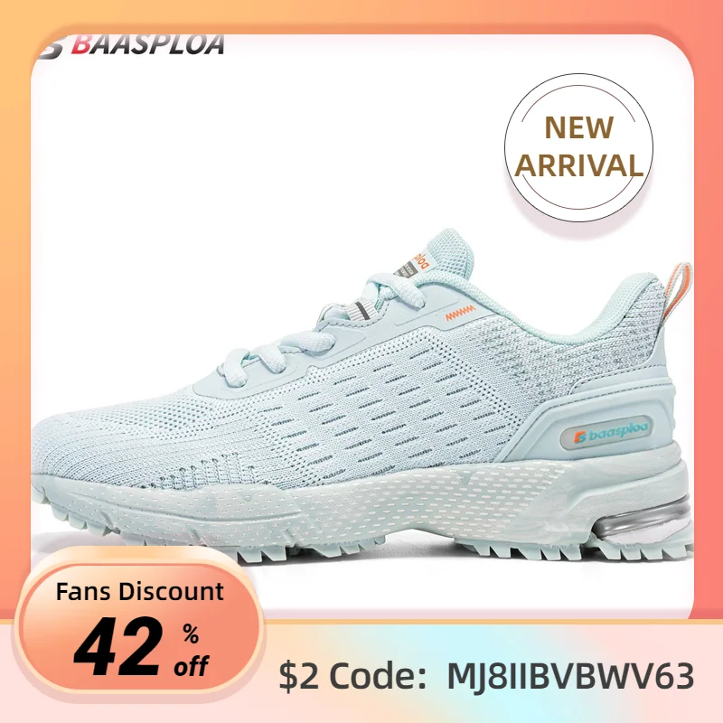 Top Trends: Baasploa Women Running Shoes Mesh Breathable Sport Shoes Women Lightweight Casual Sneakers Fashion Non-Slip Shoppable Styles