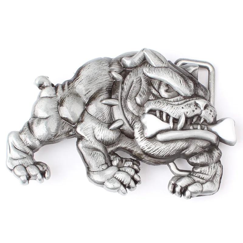 Top Trends: Bulldog Belt Buckle Dog Bite Bone Metal Smooth Buckle Belt Parts DIY Shoppable Styles