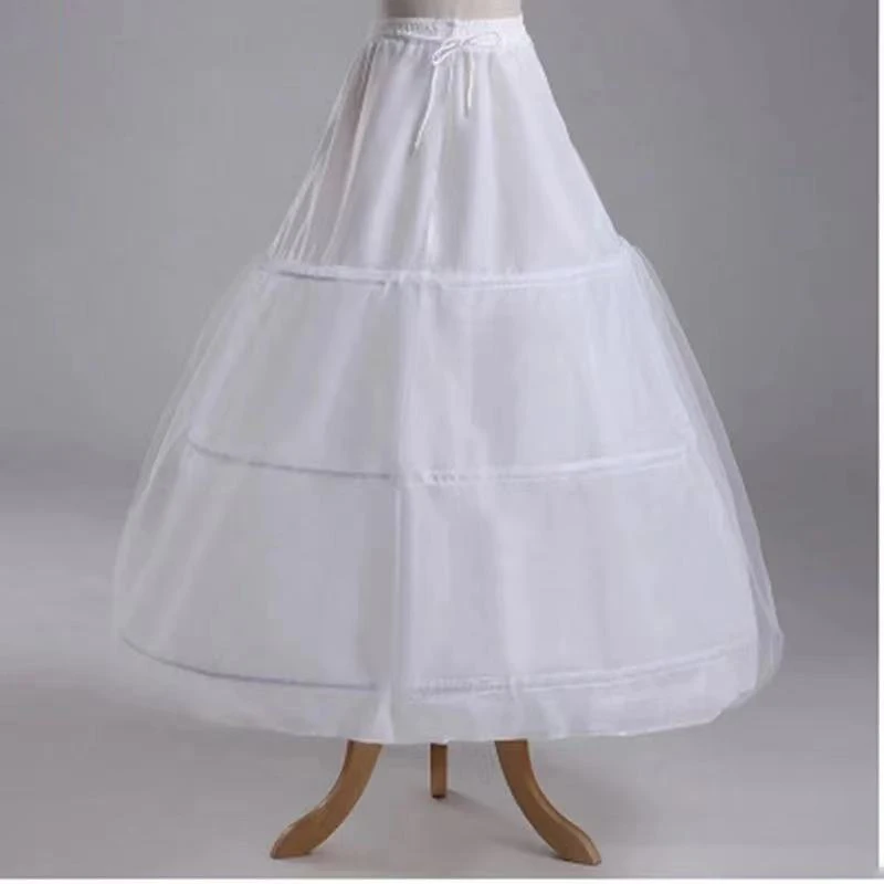 Top Trends: Wholesale Of New Wedding Dress Skirt With Three Hoops Of Gauze Elastic Waist Puffy Bone Petticoat Shoppable Styles