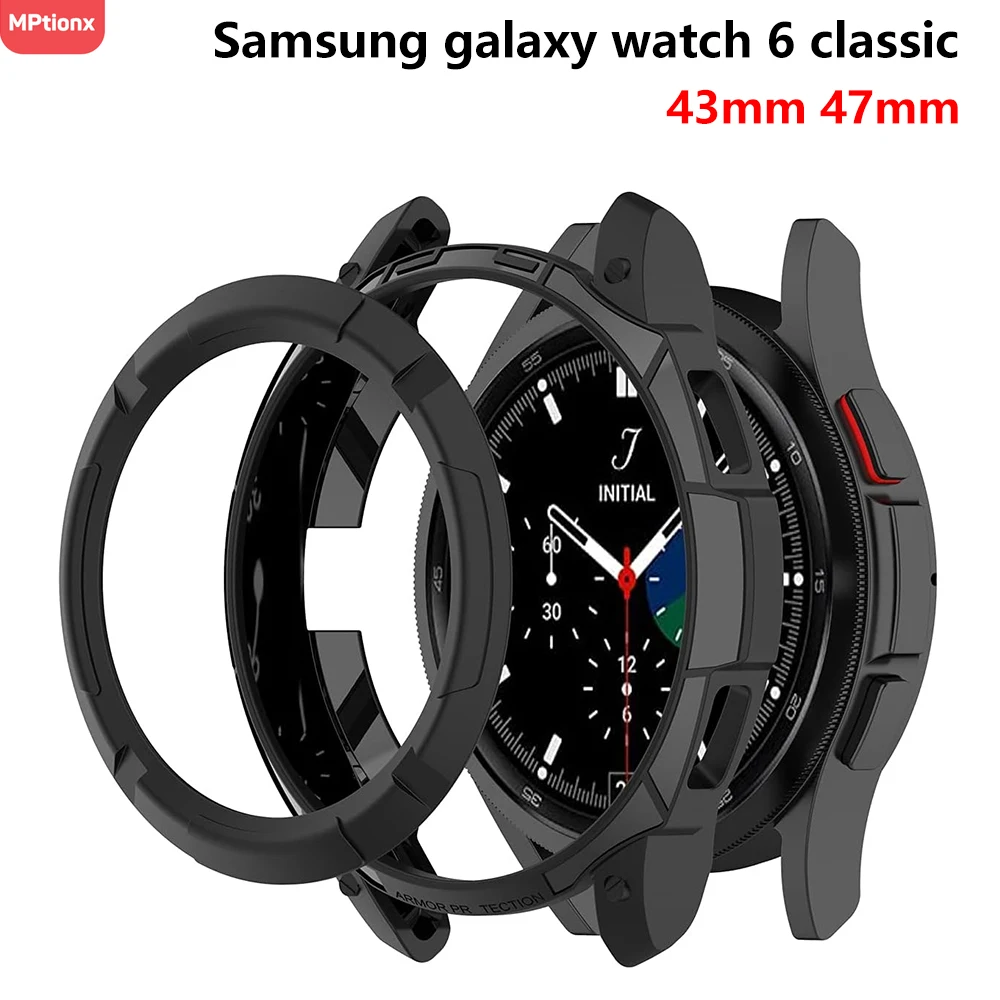 Top Trends: Case For Samsung Galaxy Watch 6 Classic 43mm 47mm Protective TPU Cover For Samsung Galaxy Watch 6 Classic 47mm 43mm Accessories Shoppable Styles