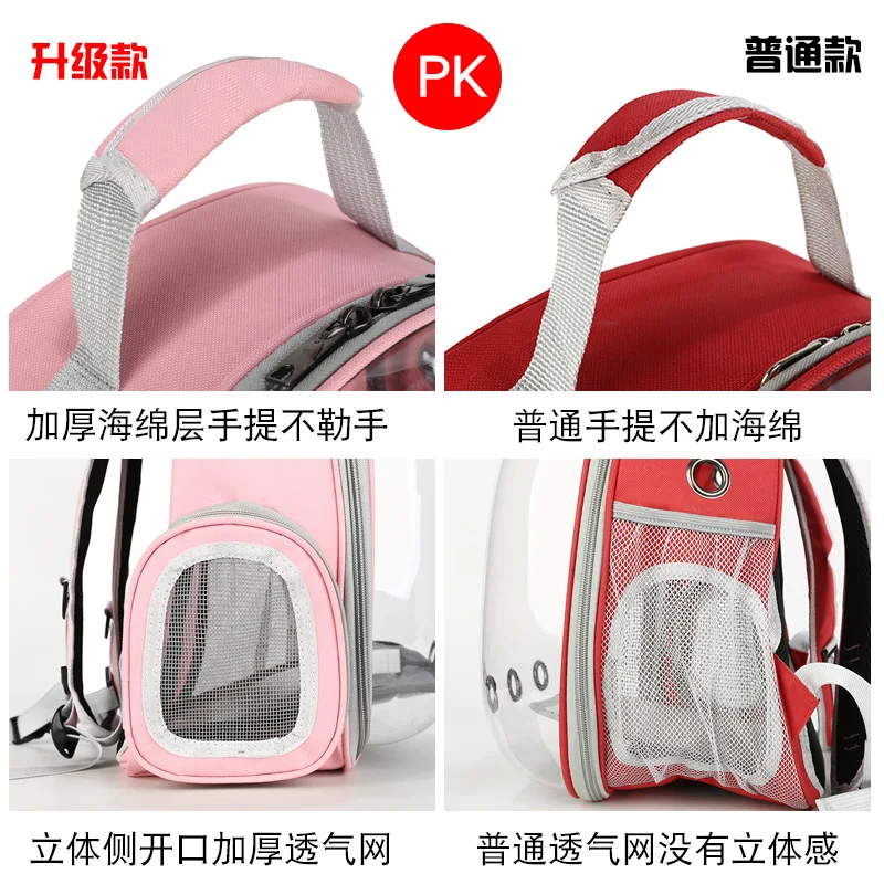 Top Trends: Cat Bag Pet Backpack Go Out Portable Clear Space Capsule Pet Bag Go Out Cat Supplies Breathable Backpack Shoppable Styles - Image 3