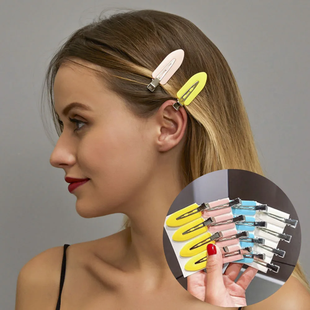 Top Trends: 10Pcs / Set Beauty Salon Seamless Hairpin Professional Styling Hairdressing Makeup Tools Hair Clips For Women Girl Headwear Shoppable Styles