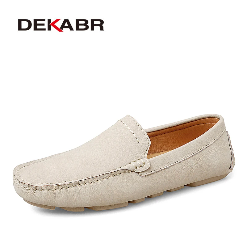 Top Trends: DEKABR Plus Size 38~47 Men Loafers Fashion Summer Casual Shoes Classics Lightweight Men Driving Shoes Non-slip Flat Shoes Shoppable Styles