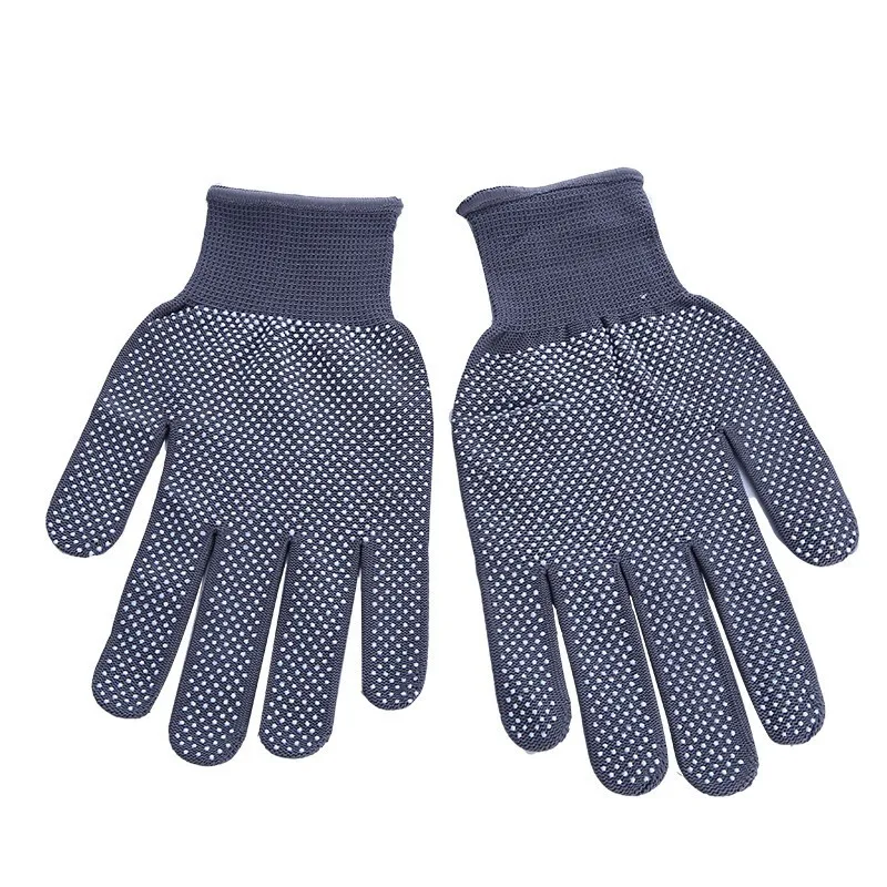 Top Trends: High Temperature Heat Resistant BBQ Gloves Cotton Silicone Non-Slip Hair Styling Work Gloves Microwave Oven Gloves Shoppable Styles - Image 5