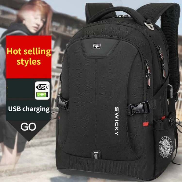 Top Trends: Military Knife Men's Backpack Large Capacity Business Laptop Case USB Charging Travel Backpack High School Student Backpack Shoppable Styles