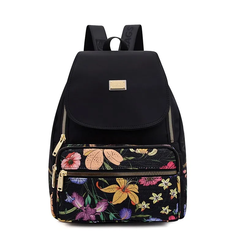 Top Trends: Women Nylon Backpacks Fashion Shoulder Bags Female Backpack Ladies Travel Backpack School Bags For Girls Shoppable Styles