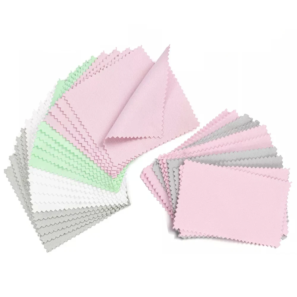 Top Trends: 10 / 20 / 50Pcs Clean Cleaning Cloth Polishing Wiping Cloth For Silver Gold Platinum Jewelry Anti Tarnish Jewelry Tools Shoppable Styles