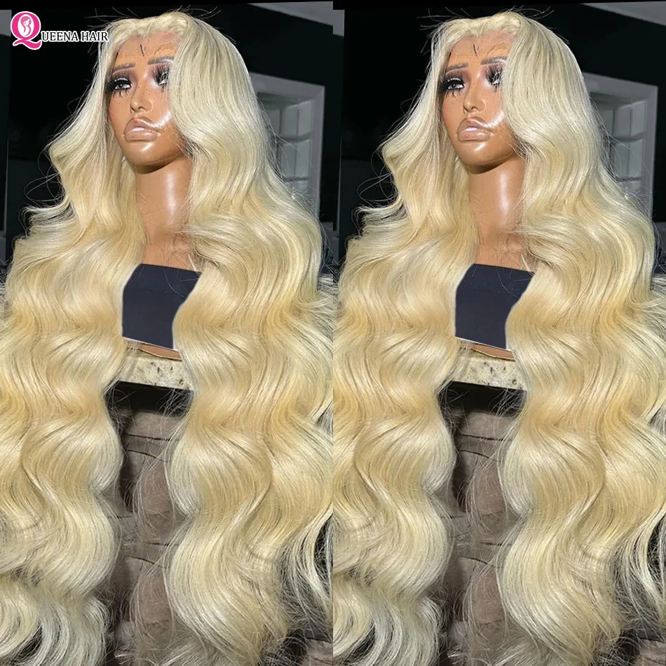 Top Trends: 613 Transparent Blonde 13x4 13x6 HD Lace Frontal Wig For Women Body Wave Lace Front Wigs Honey Blond 4×4 Glueless Wig Human Hair Shoppable Styles