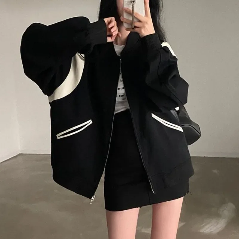 Top Trends: Korean Fashion Streetwear Zip Up Hoodie Women Harajuku Coat Y2K Vintage Sweatshirts Zipper Jackets Autumn Oversized Kpop Clothes Shoppable Styles