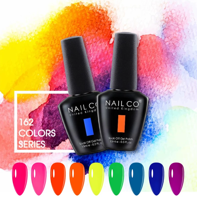 Top Trends: NAILCO 15ml Rainbow Color UV Gel Nail Polish Set Gel Nail Art All For Manicure Nail Supplies For Professionals Faster Delivery Shoppable Styles