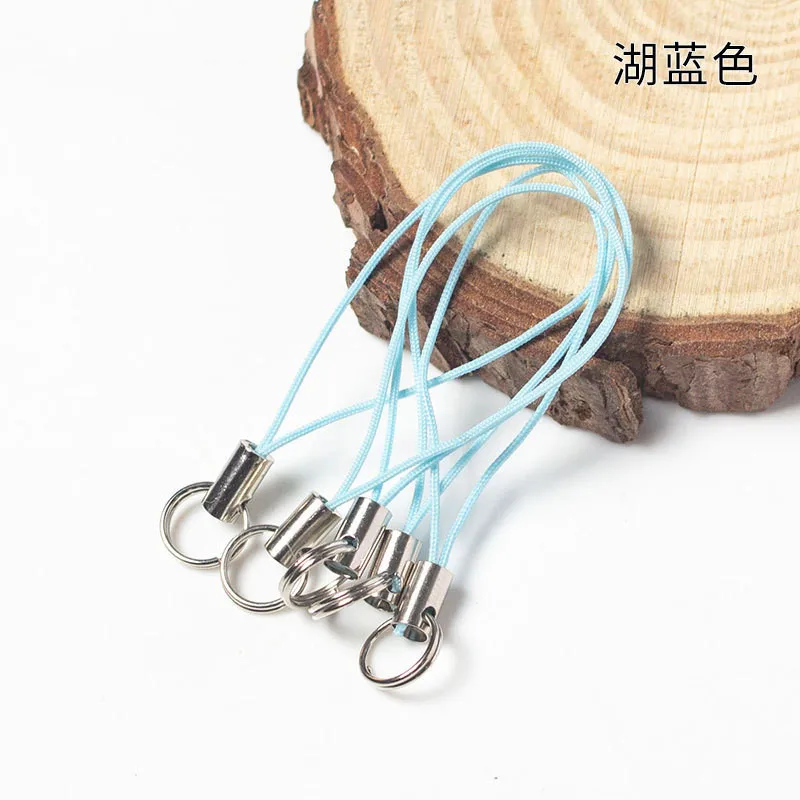 Top Trends: 50 / 100pcs Keychains Cord With Jump Ring Lanyard Lariat Strap Rope DIY Keyring Pendant Crafts Jewelry Making Supplies Wholesale Shoppable Styles - Image 5